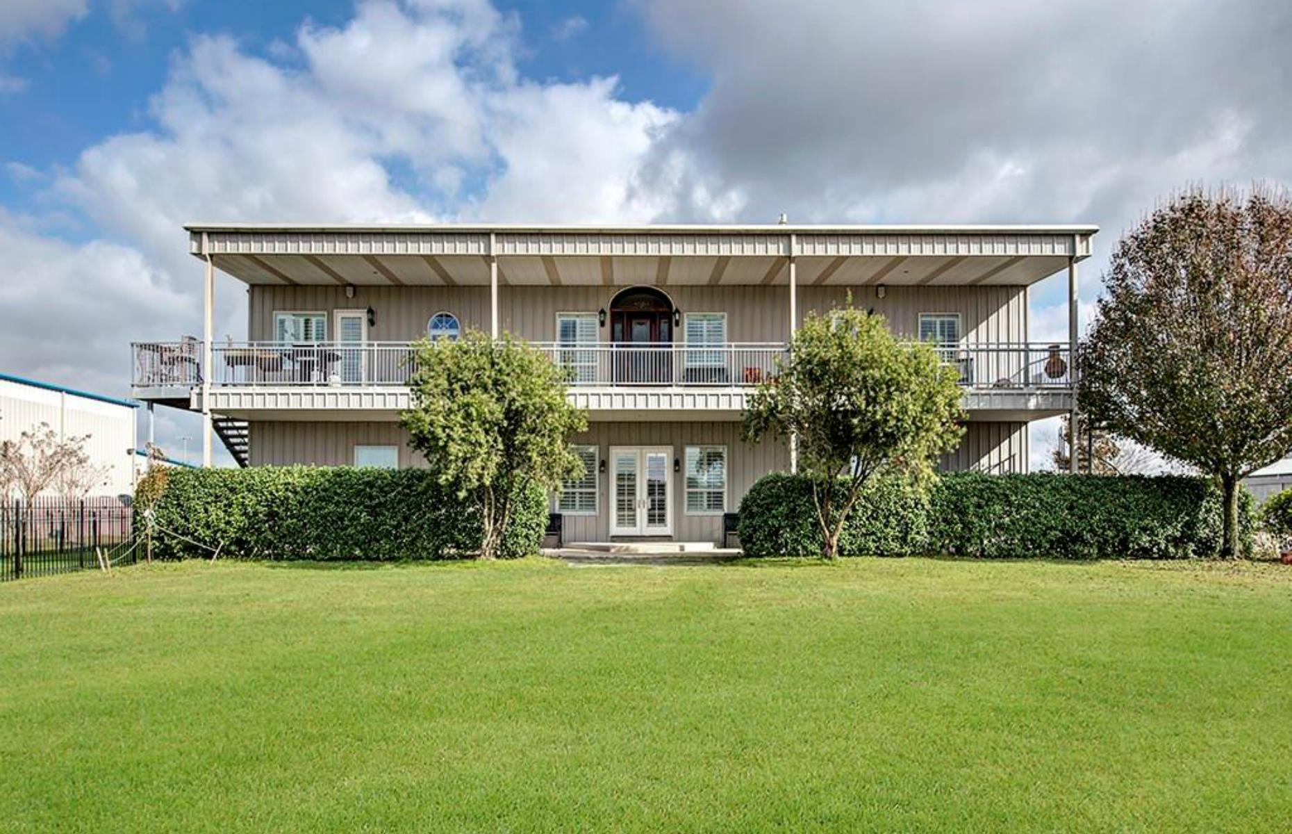 Contemporary hangar conversion: You won't believe people live inside these hangar homes